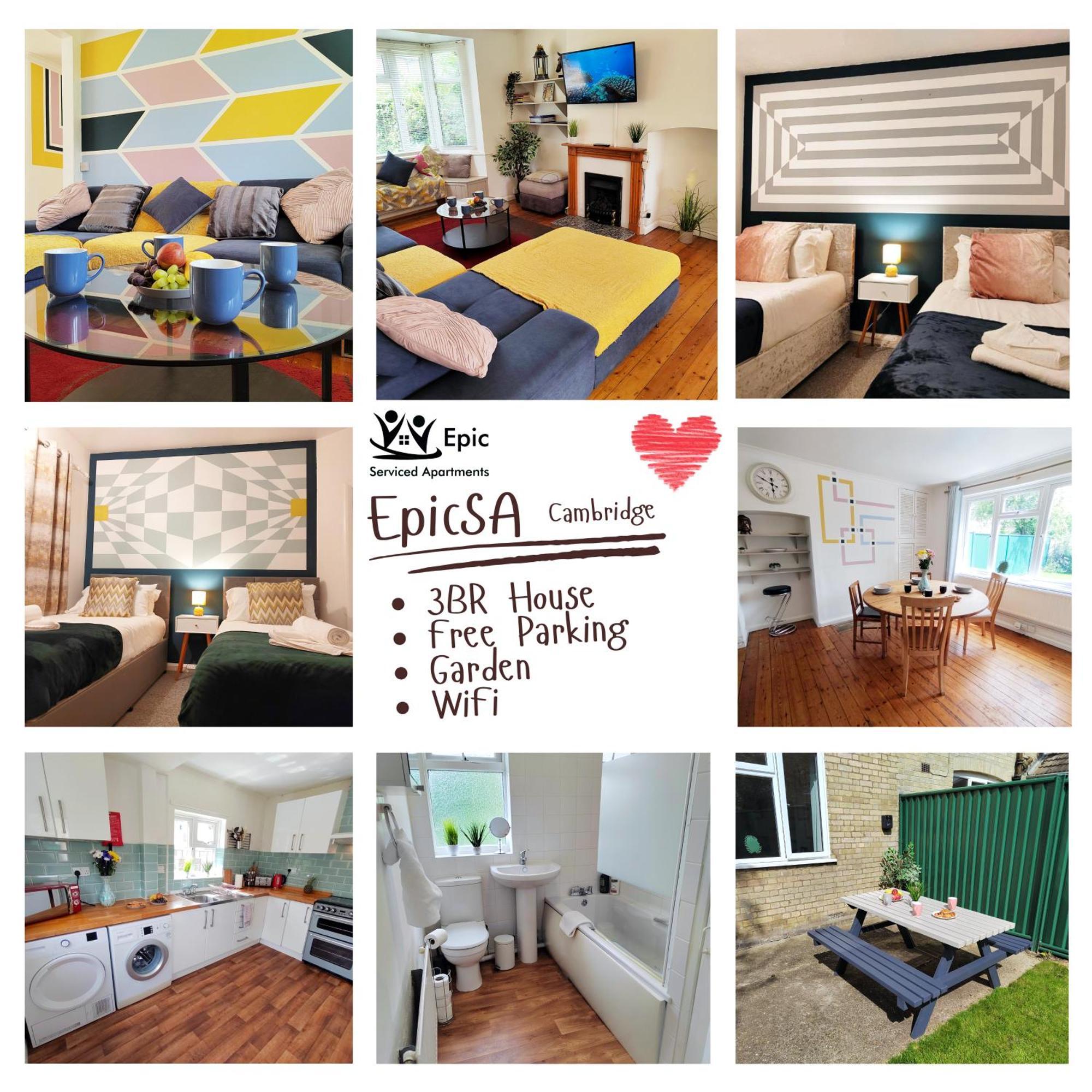 Epicsa - Corporate & Family Stay In 3 Bedroom House With Garden, Free Parking CBG Exterior foto
